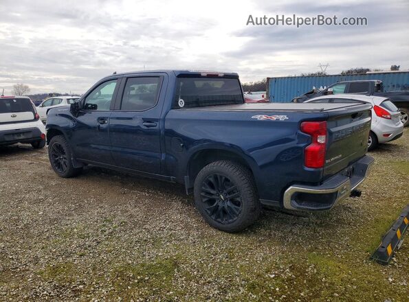 1GCPDDEK5NZ622357 2022 CHEVROLET SILVERADO Синий Задняя левая четверть