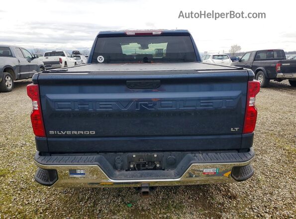1GCPDDEK5NZ622357 2022 CHEVROLET SILVERADO Синий Вид сзади