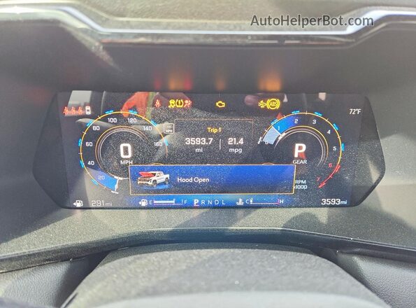 1GCPSCEK1T1138813 2026 CHEVROLET COLORADO Black Vista del cuadro de instrumentos