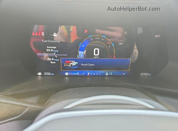 1GCPSCEKXT1151897 2026 CHEVROLET COLORADO Красный Вид щитка приборов