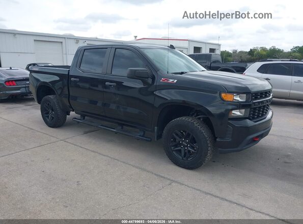 1GCPYCEF2MZ211630 2021 CHEVROLET SILVERADO Black წინა მარჯვენა