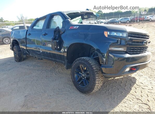 1GCPYFED2LZ368492 2020 CHEVROLET SILVERADO Черный Передняя правая четверть
