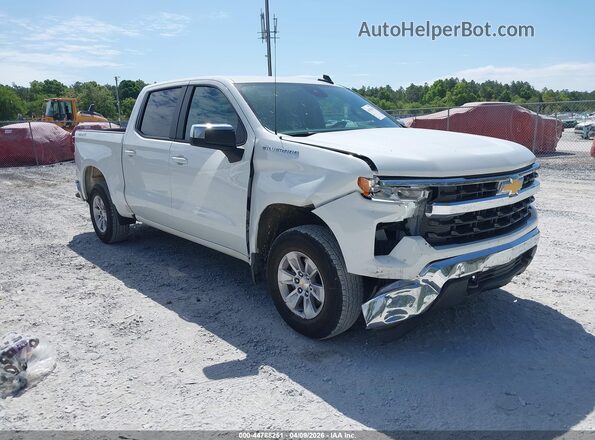 1GCUKDED5TZ217977 2026 CHEVROLET SILVERADO Белый Передняя правая четверть