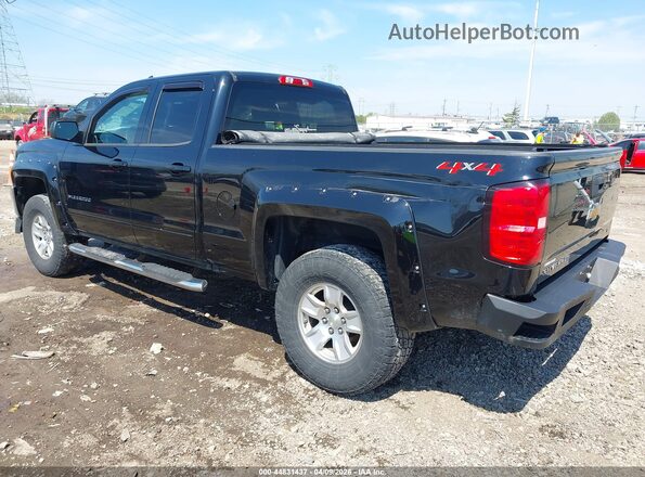 1GCVKREC4JZ140332 2018 CHEVROLET SILVERADO Черный Задняя левая четверть