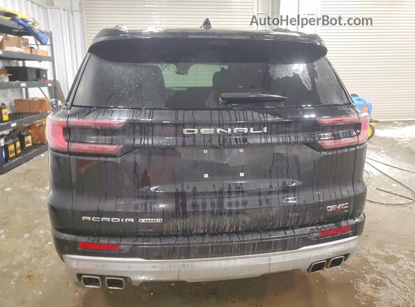 1GKENRKS2RJ166655 2024 GMC ACADIA Черный Вид сзади