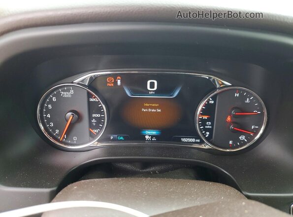 1GKKNXLS3HZ290794 2017 GMC ACADIA Белый Вид щитка приборов