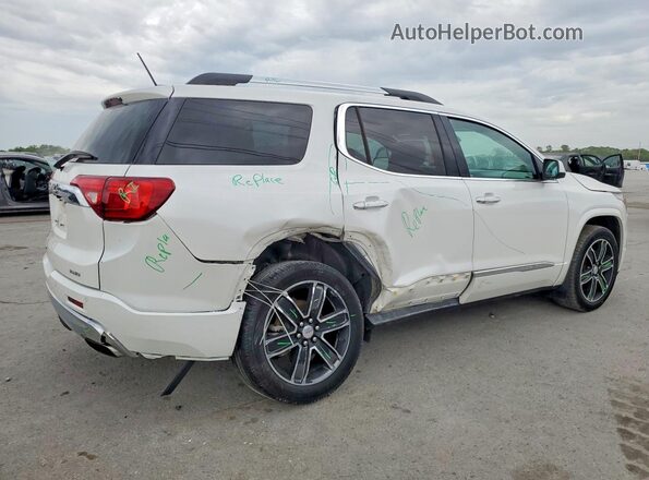 1GKKNXLS3HZ290794 2017 GMC ACADIA Белый Задняя правая четверть