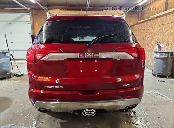 1GKKNXLS7KZ258809 2019 GMC ACADIA Темно-бордовый Вид сзади