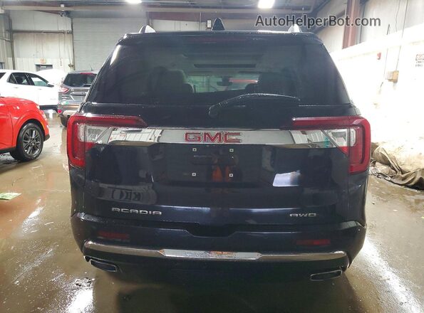 1GKKNXLS9MZ128307 2021 GMC ACADIA Черный Вид сзади