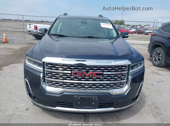 1GKKNXLSXMZ129627 2021 GMC ACADIA Dark Blue Vista del cuadro de instrumentos