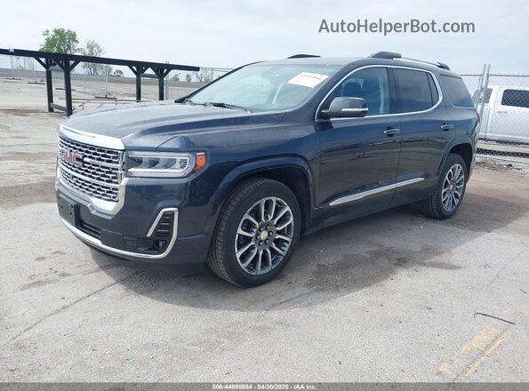 1GKKNXLSXMZ129627 2021 GMC ACADIA Dark Blue Vista tres cuartos delantera izquierda