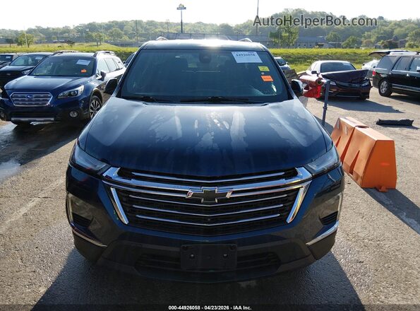 1GNERGKW8NJ194727 2022 CHEVROLET TRAVERSE Синий Вид щитка приборов