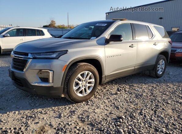 1GNETTKW1RJ140010 2024 CHEVROLET TRAVERSE Gray წინა მარცხენა ხედი სამი მეოთხედიდან
