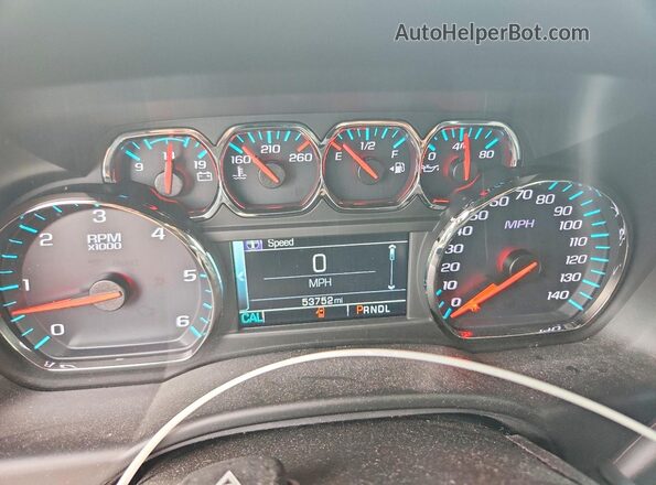 1GNSCAEC0LR119487 2020 CHEVROLET TAHOE Синий Вид щитка приборов