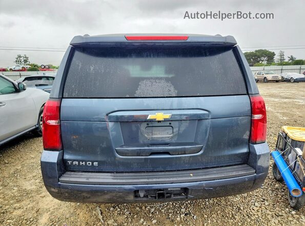 1GNSCAEC0LR119487 2020 CHEVROLET TAHOE Синий Вид сзади