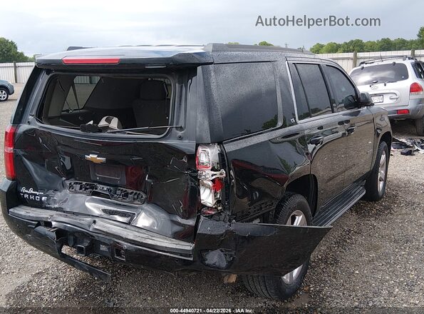 1GNSCAKC2GR450579 2016 CHEVROLET TAHOE Черный Задняя правая четверть