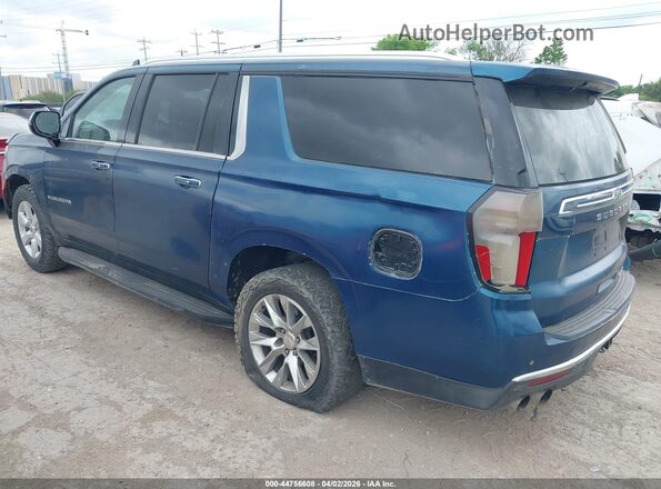 1GNSCFKD1PR376299 2023 CHEVROLET SUBURBAN Blue Rear left