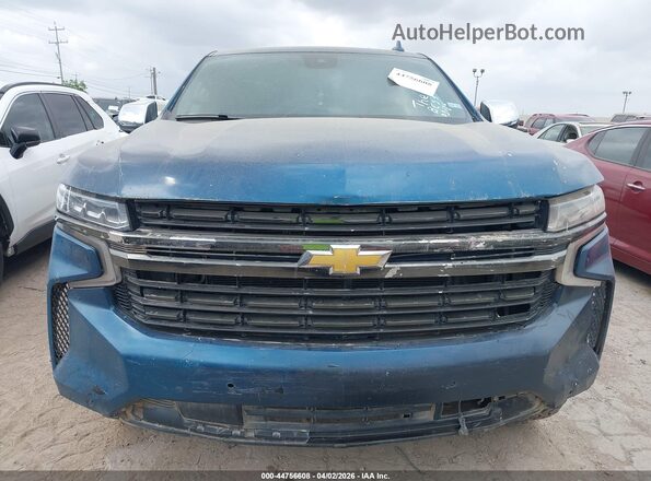 1GNSCFKD1PR376299 2023 CHEVROLET SUBURBAN Blue Instrument cluster view