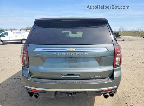 1GNSCFKD5PR478236 2023 CHEVROLET SUBURBAN Зеленый Вид сзади