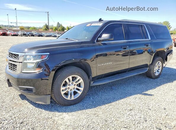 1GNSCGKC7JR218960 2018 CHEVROLET SUBURBAN Black Przód lewy