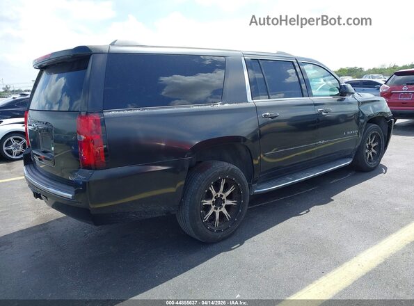 1GNSCJKC2JR104104 2018 CHEVROLET SUBURBAN Черный Задняя правая четверть