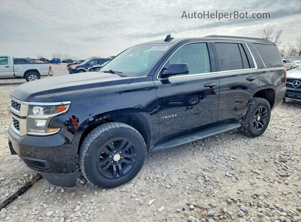 1GNSKBKC4JR133046 2018 CHEVROLET TAHOE Black Front left