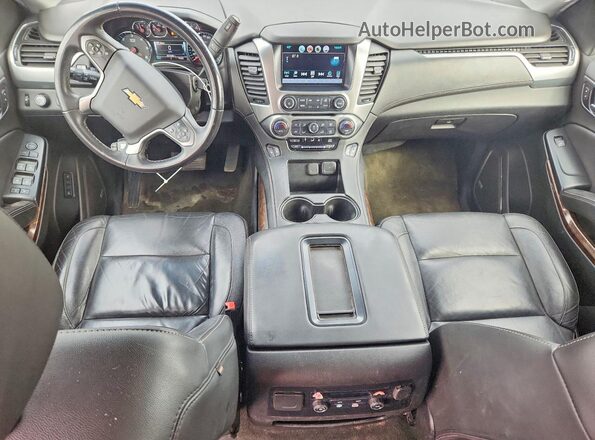 1GNSKBKC4JR133046 2018 CHEVROLET TAHOE Black Dashboard view