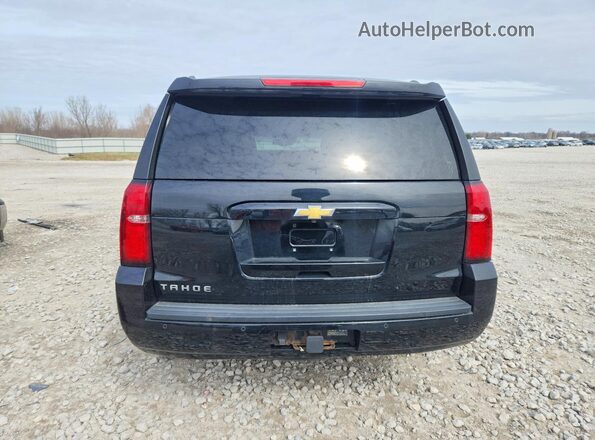 1GNSKBKC4JR133046 2018 CHEVROLET TAHOE Black Rear view