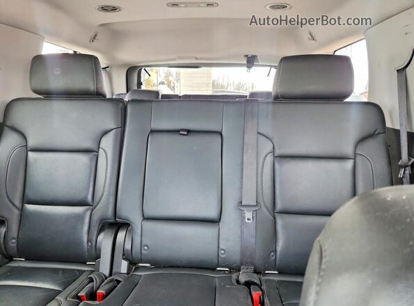 1GNSKBKC4JR133046 2018 CHEVROLET TAHOE Black Rear seats view