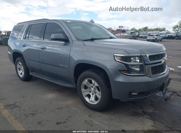 1GNSKBKC8JR233506 2018 CHEVROLET TAHOE Gray Delantero derecho