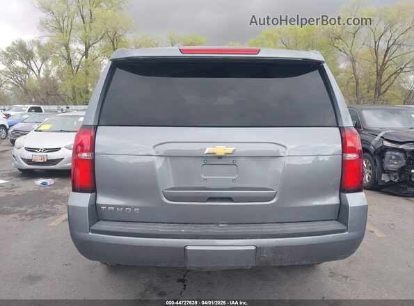 1GNSKBKC8JR233506 2018 CHEVROLET TAHOE Gray 