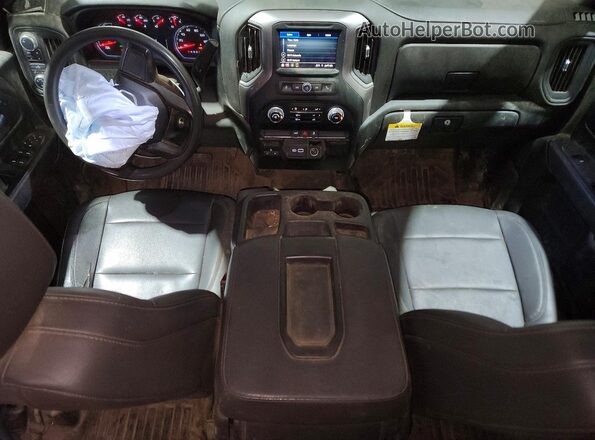 1GT49LE78NF214785 2022 GMC SIERRA White Widok deski rozdzielczej