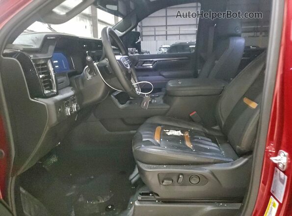 1GT4UPEY4SF285492 2025 GMC SIERRA Красный Вид салона спереди