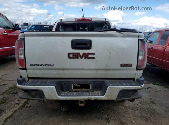 1GTP6CE11H1249137 2017 GMC CANYON Белый Вид сзади