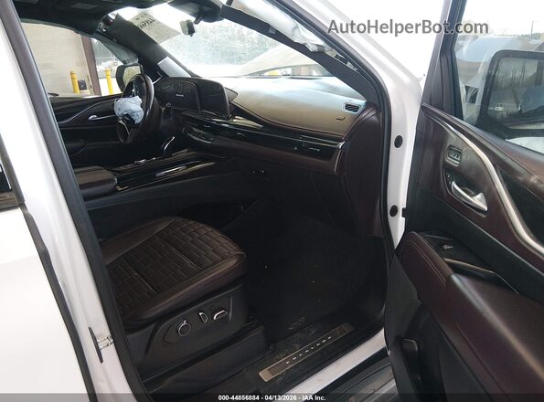 1GYS4GKL2NR307776 2022 CADILLAC ESCALADE Белый Вид салона спереди