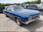 1972 Chevrolet Monte Carlo   Синий vin: 1H57J2B666455    