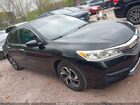 2016 Honda Accord Lx Черный vin: 1HGCR2F37GA048052