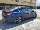 2017 Honda Accord Ex Синий vin: 1HGCR2F79HA083549