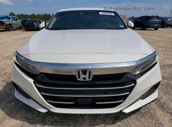1HGCV1F14NA019903 2022 HONDA ACCORD Белый Вид спереди