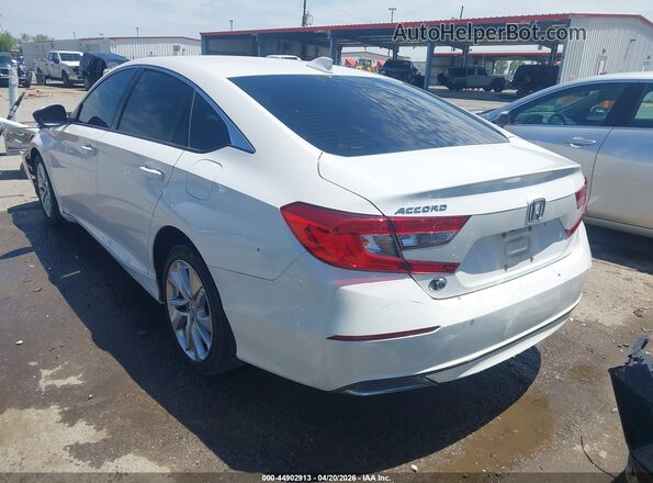 1HGCV1F15JA201054 2018 HONDA ACCORD Белый Задняя левая четверть