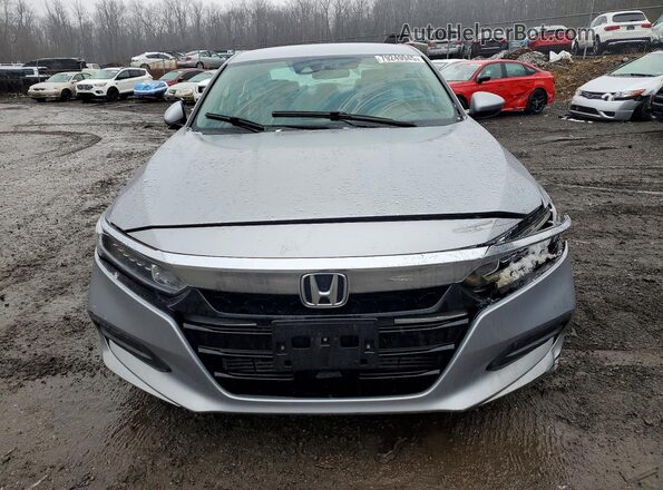 1HGCV1F16KA028274 2019 HONDA ACCORD Серебряный Вид спереди