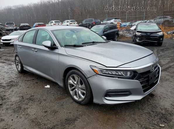 1HGCV1F16KA028274 2019 HONDA ACCORD Серебряный Передняя правая четверть