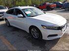 2019 Honda Accord Lx White vin: 1HGCV1F18KA098746