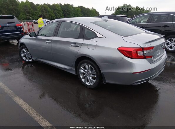 1HGCV1F19KA074715 2019 HONDA ACCORD Серебряный Задняя левая четверть
