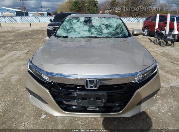 1HGCV1F19LA070973 2020 HONDA ACCORD Бежевый Вид задней части салона