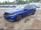 2019 Honda Accord Sport Синий vin: 1HGCV1F33KA028413