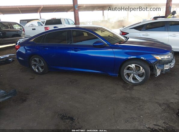 1HGCV1F35KA065995 2019 HONDA ACCORD Blue Панорамний вид салону 360°