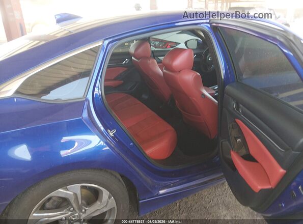1HGCV1F35KA065995 2019 HONDA ACCORD Blue Вид наклейки з VIN-кодом
