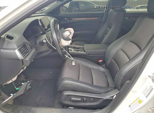 1HGCV1F35NA032841 2022 HONDA ACCORD White Front interior view