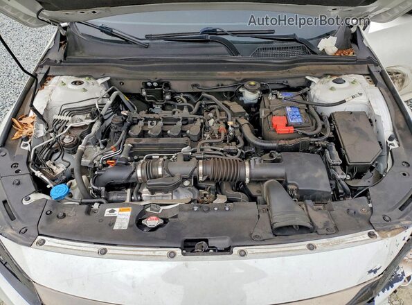 1HGCV1F35NA032841 2022 HONDA ACCORD White Rear interior view